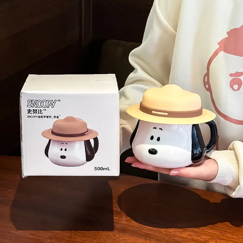 Snoopy Strohhut-Design Keramik – Anime Merchandise Mugs Bewertung und Preis